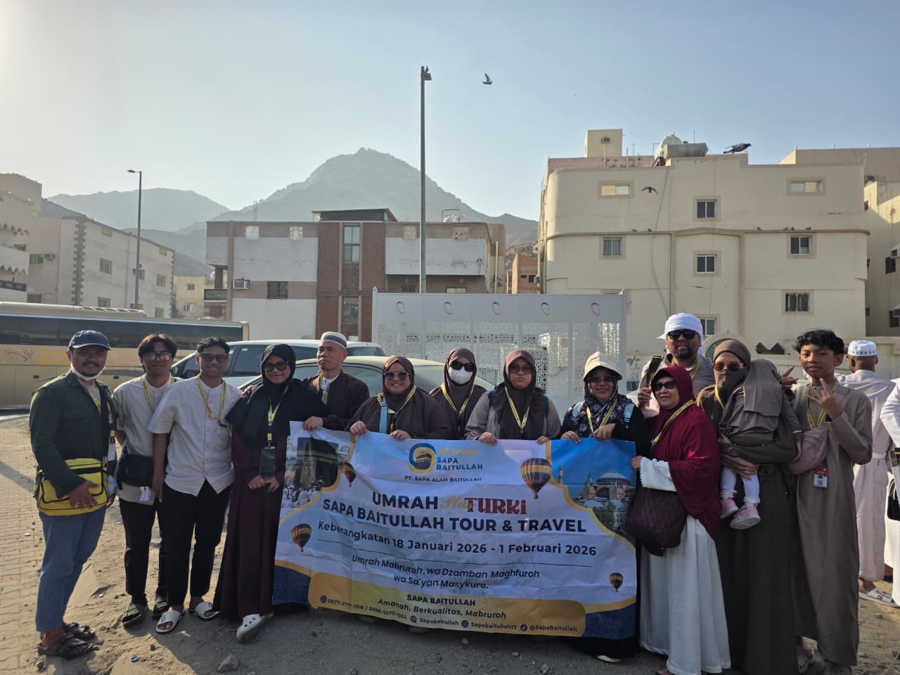 Perjalanan ibadah Sapa Baitullah